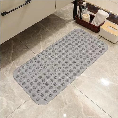 Tapete Para Box Retangular Massagem Pés Relaxante Banheiro Antiderrapante Com Ventosa