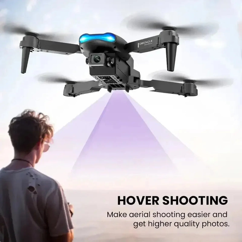 Profissional mini drone e99 hd 4k câmera dobrável wifi fpv rc fotografia aérea quadcopter rc helicóptero brinquedo das crianças presente