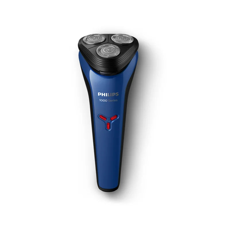 Philips s1113 barbeador elétrico carga usb lâmina powercut de aço inoxidável lâmina tripla cabeça flutuante masculino barbear rápido aparador de barba