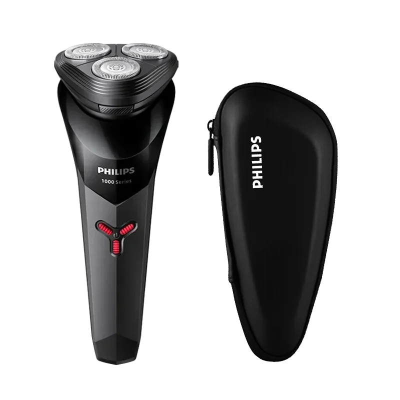 Philips s1113 barbeador elétrico carga usb lâmina powercut de aço inoxidável lâmina tripla cabeça flutuante masculino barbear rápido aparador de barba
