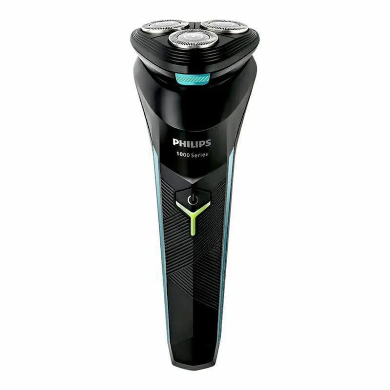 Philips s1113 barbeador elétrico carga usb lâmina powercut de aço inoxidável lâmina tripla cabeça flutuante masculino barbear rápido aparador de barba
