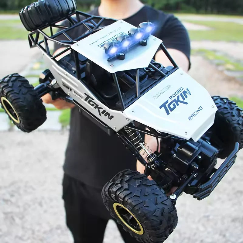Novo carro rc 1:12 / 1:16 4wd com luzes led 2.4ghz rádio controle remoto carro buggy caminhão de controle off-road brinquedos adultos para crianças