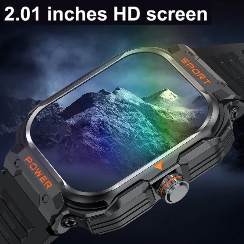 Smart Watch com Monitor de Freqüência Cardíaca para Homens e Mulheres, 2 em 1, TWS Headset, Música NFC, Fone de Ouvido ao Ar Livre, Esportes Fitness, Blue Tooth Call