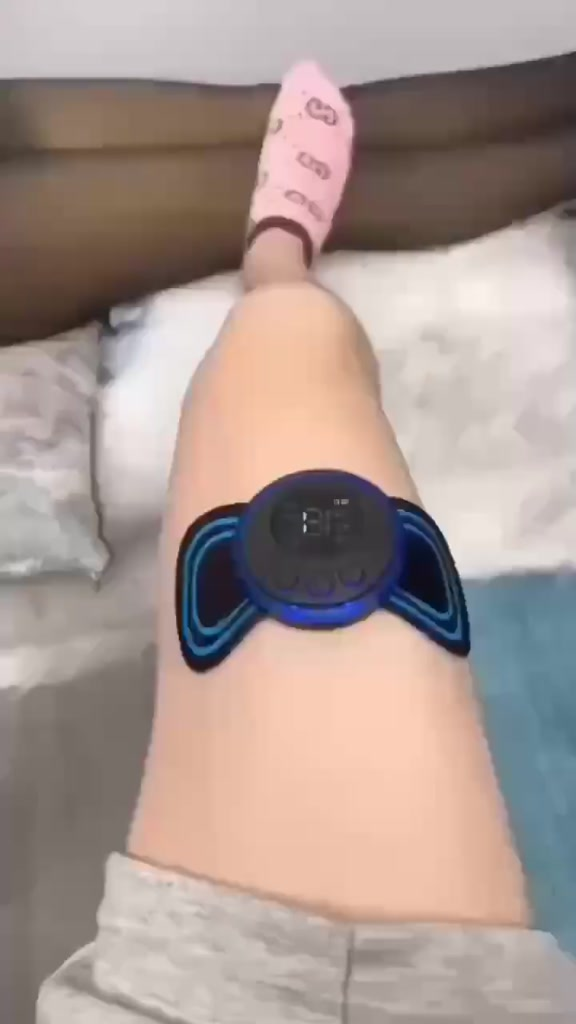 Mini Massageador EMS Estimulador Elétrico De Pescoço Portátil Para Alívio Da Dor Muscular Cervical