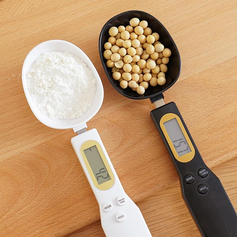 Colher Medidora Digital Medida Portátil com Balança para Alimentos Casa Cozinha Peso Nutrição Dieta Precisão Medição Confeiteiro