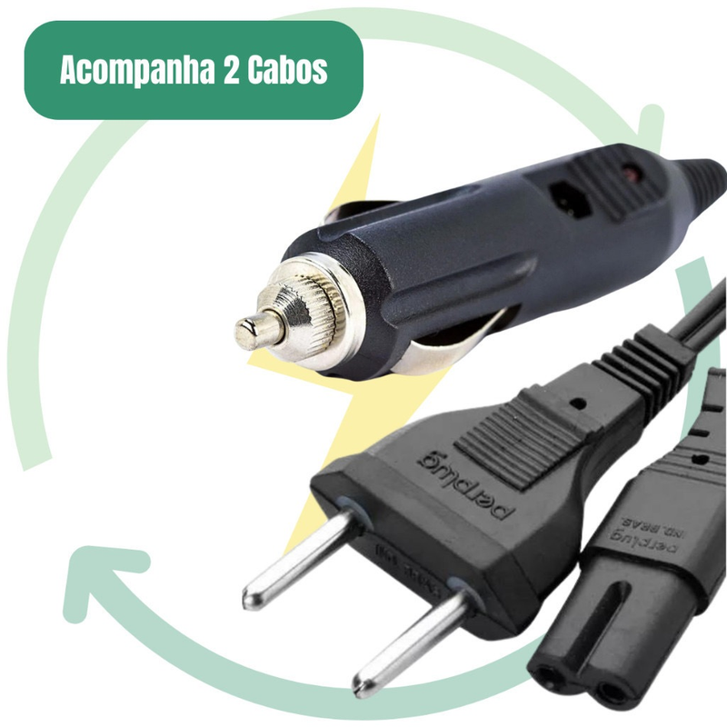 Marmita Elétrica Veicular Tomada Bivolt 110V/220V E 12V/24V - Marmita Térmica Para Comida