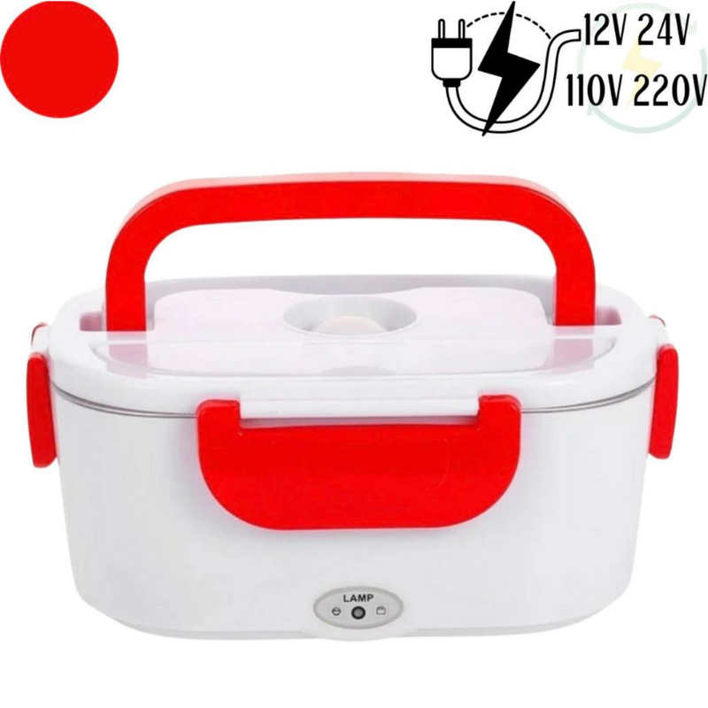 Marmita Elétrica Veicular Tomada Bivolt 110V/220V E 12V/24V - Marmita Térmica Para Comida