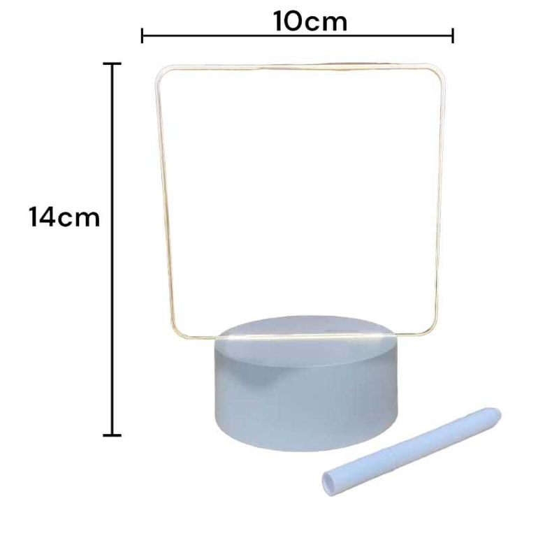 Luminaria Led Escrever De Caneta Lousa Quadro Mesa Anotacoes presente dia dos namorados