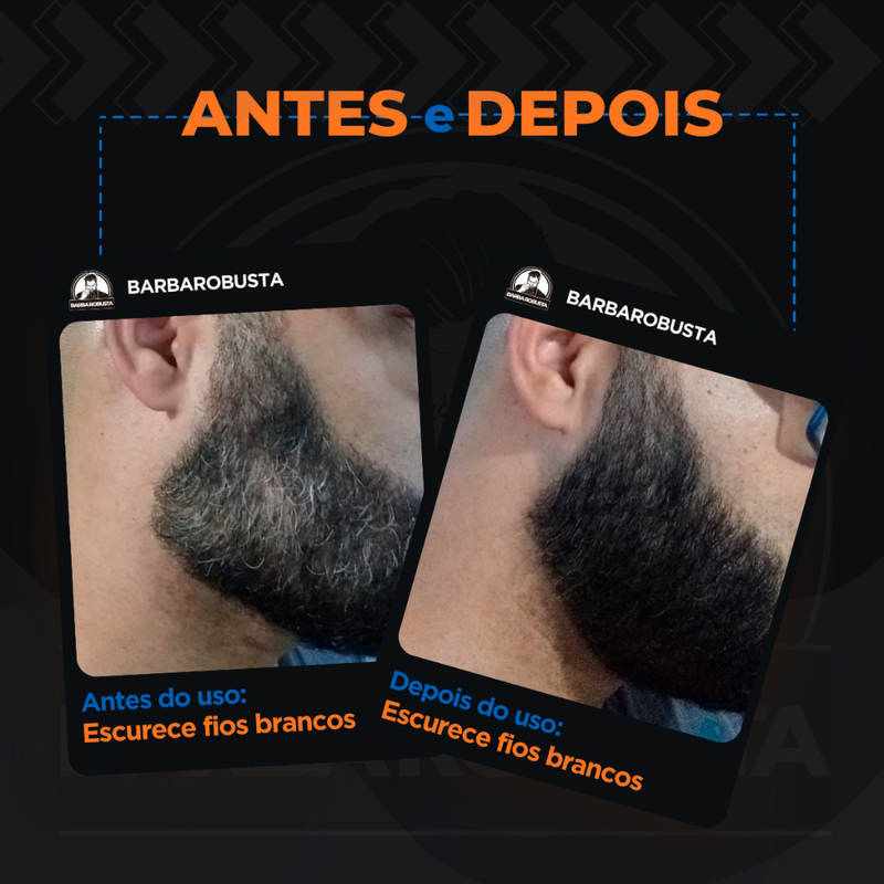 Preenchedor escurecedor barba robusta original
