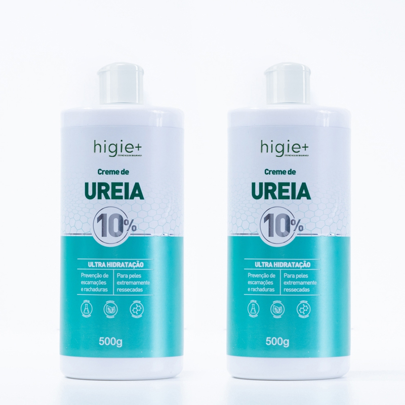 Kit 02 Frascos de Creme de Ureia 10% 500 ml - Promoção