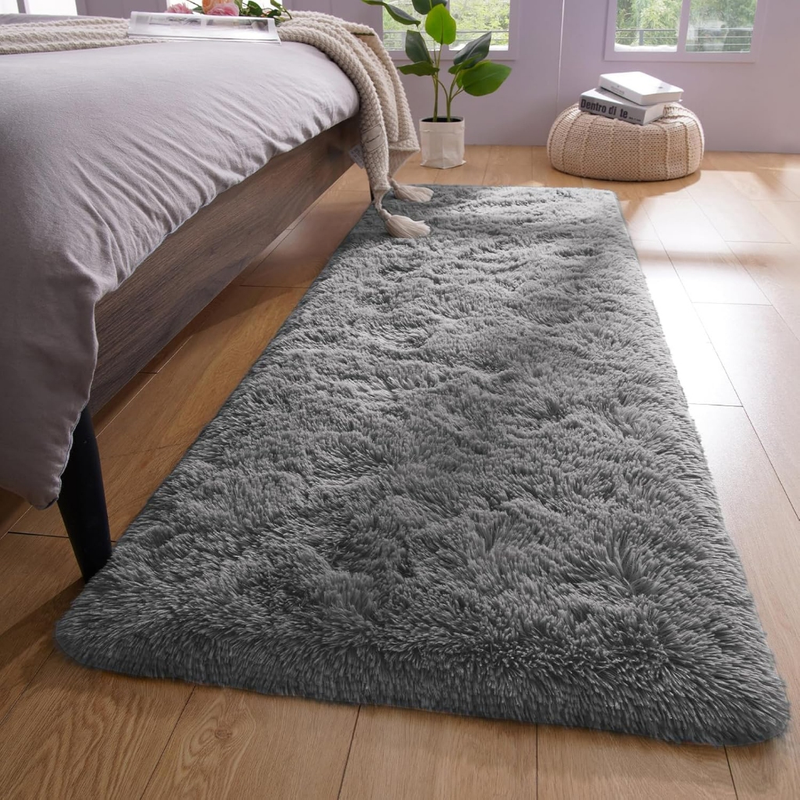 Tapete Passadeira 2,00 x 0,60 Corredor Quarto Sala Beira de Cama Felpudo Peludo