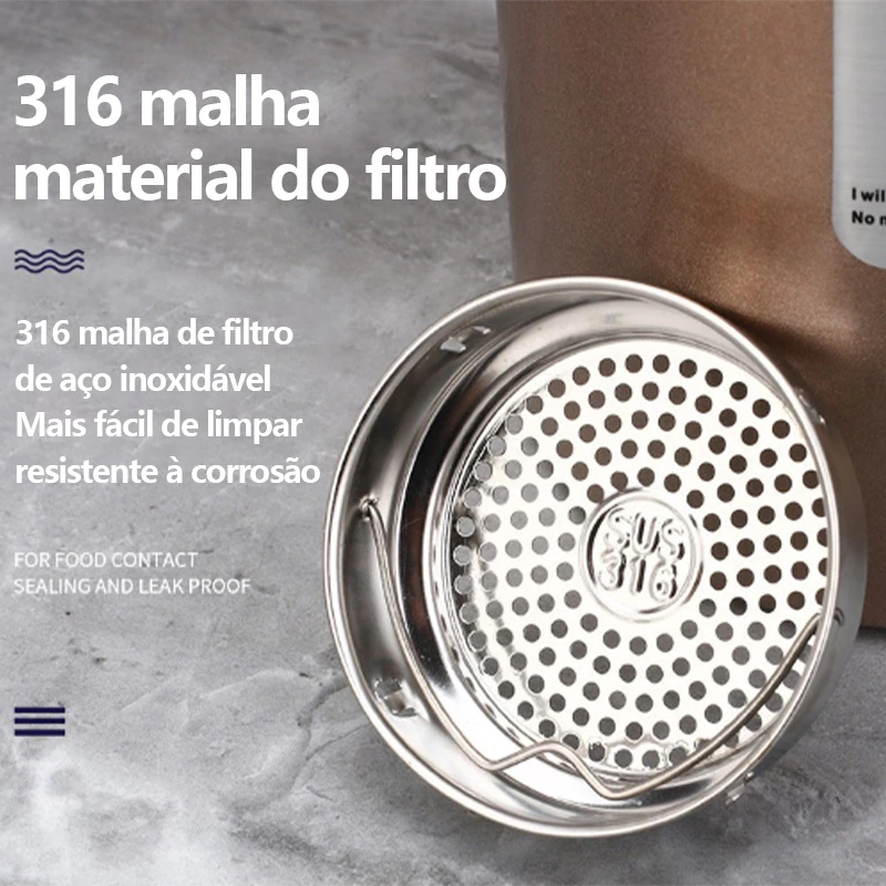 800/1000mlGarrafa térmica a vácuotrês capacidade três cores de aço inoxidável dupla