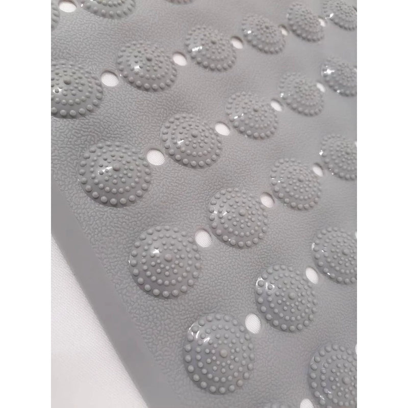 Tapete Para Box Retangular Massagem Pés Relaxante Banheiro Antiderrapante Com Ventosa