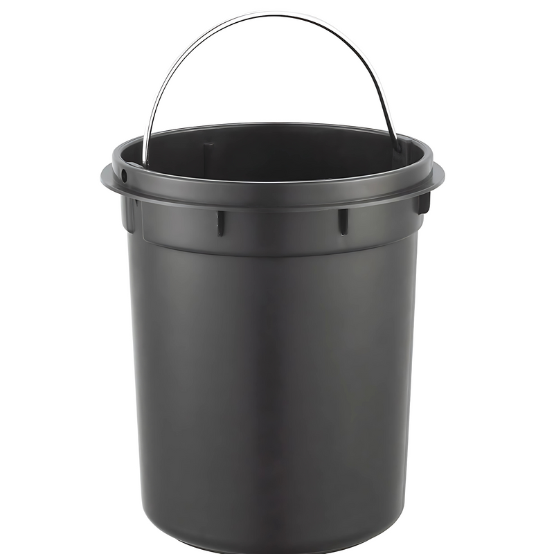 Lixeira Inox 3 Litros com Tampa e Balde Interno – Organizador Compacto para Banheiro, Cozinha e Escritório