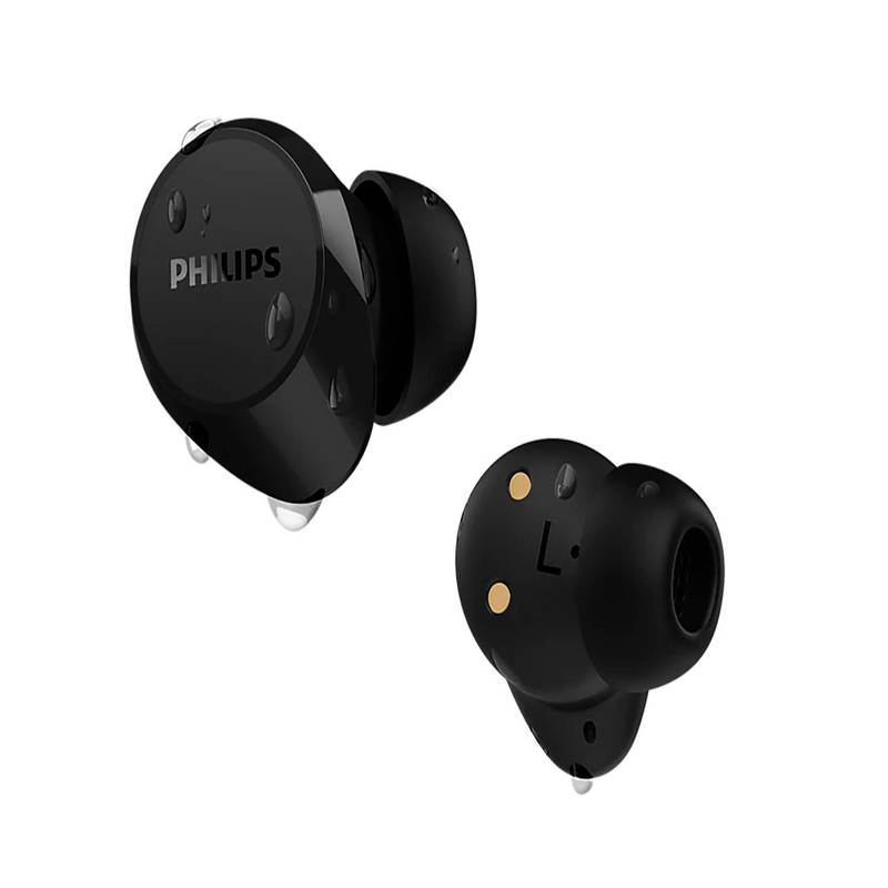 Fone de Ouvido sem fio Philips, TWS, True Wireless, IPX4, Black - TAT1209BK/00