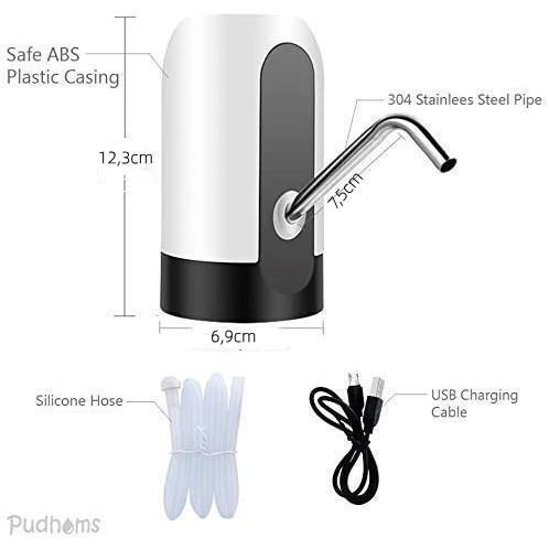 Bomba elétrica universal recarregável USB para garrafas de água de galão Bomba elétricade galão